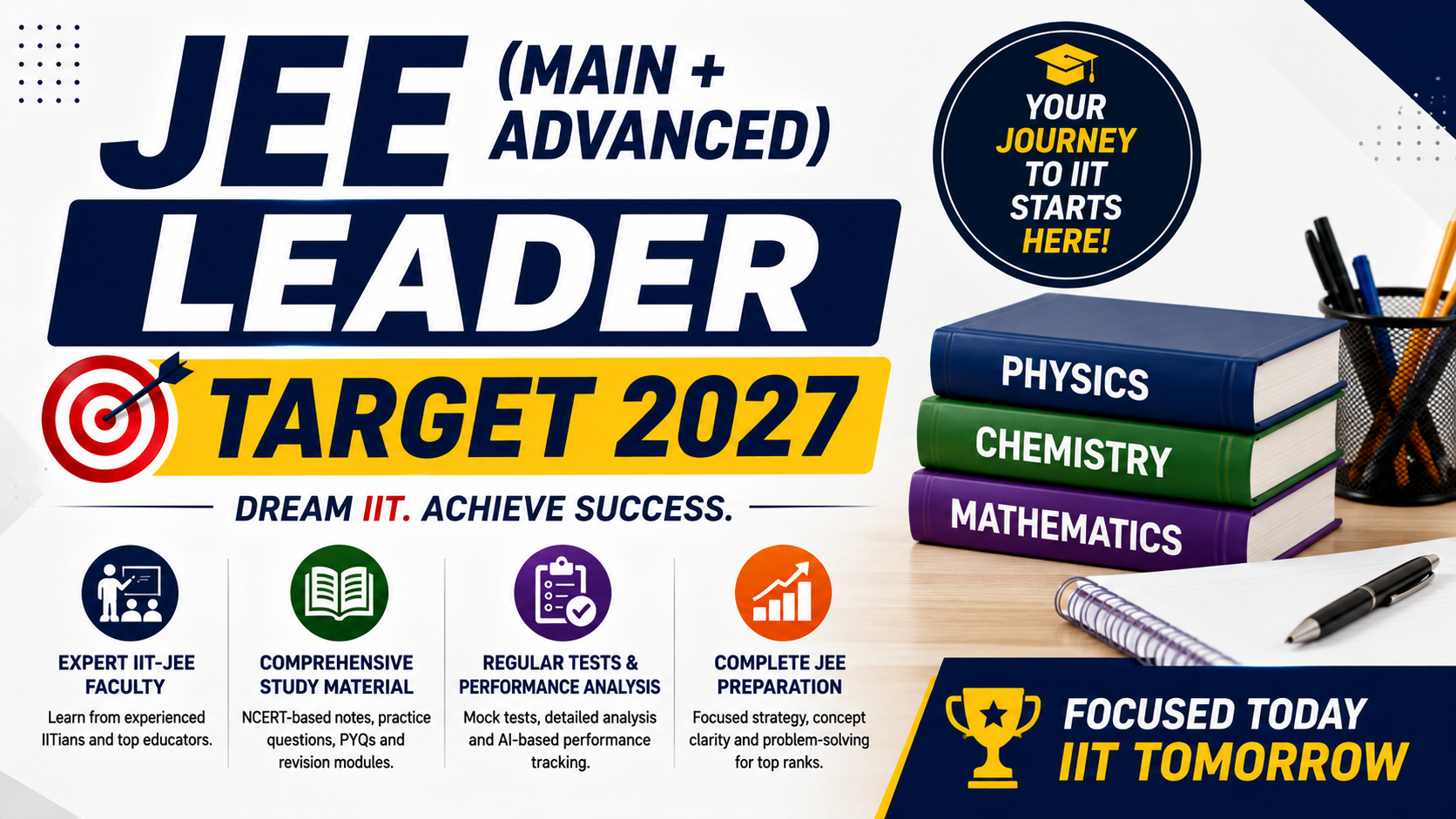 JEE (MAIN + ADVANCED) LEADER : TARGET 2027